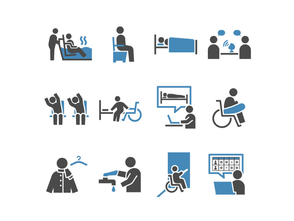 介護・福祉製品の特徴を分かりやすく表現したピクトグラム一覧