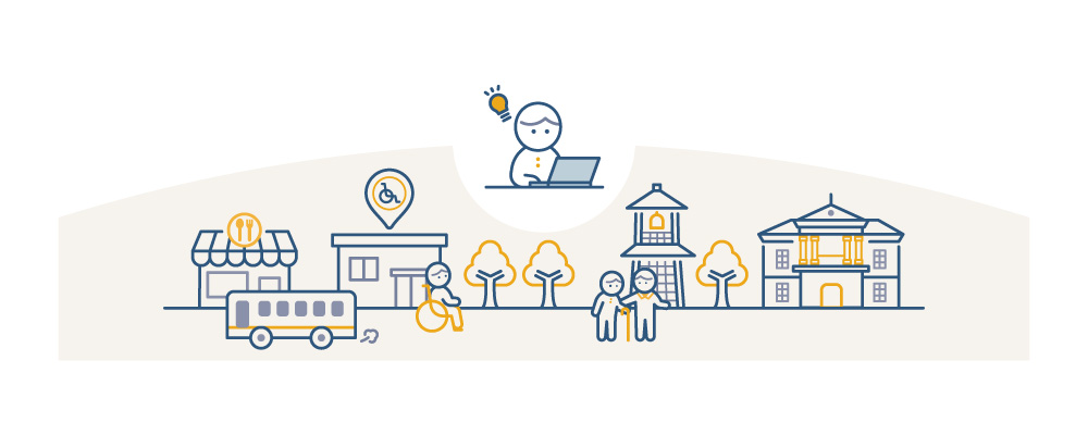 地理情報システム（GIS）の機能を分かりやすく伝えるためのピクトグラム一覧